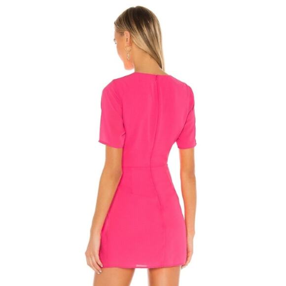 NBD Lottie Mini Dress in Neon Pink NWT Size Small - Picture 3 of 3